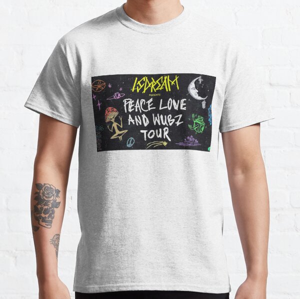lsdream Peace Love And Wubz Tour Classic T-Shirt RB2407 product Offical lsdream Merch