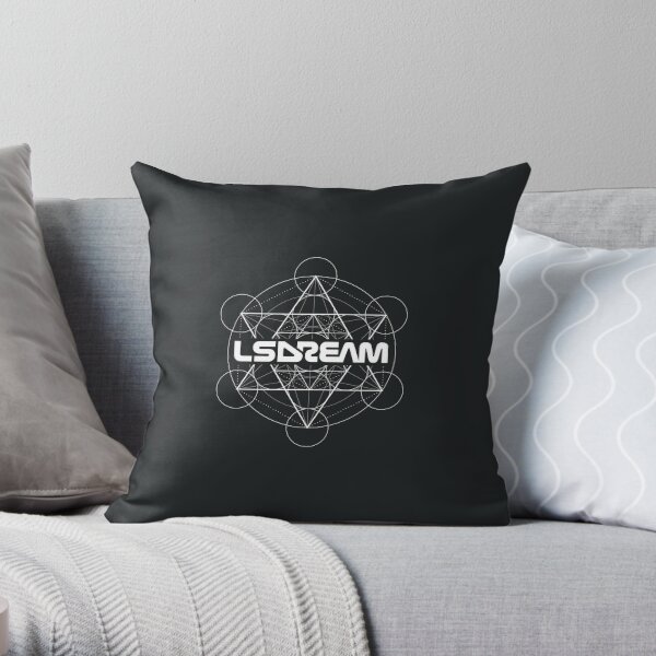 LSDream Music Festival Essential Rave Throw Pillow RB2407 product Offical lsdream Merch